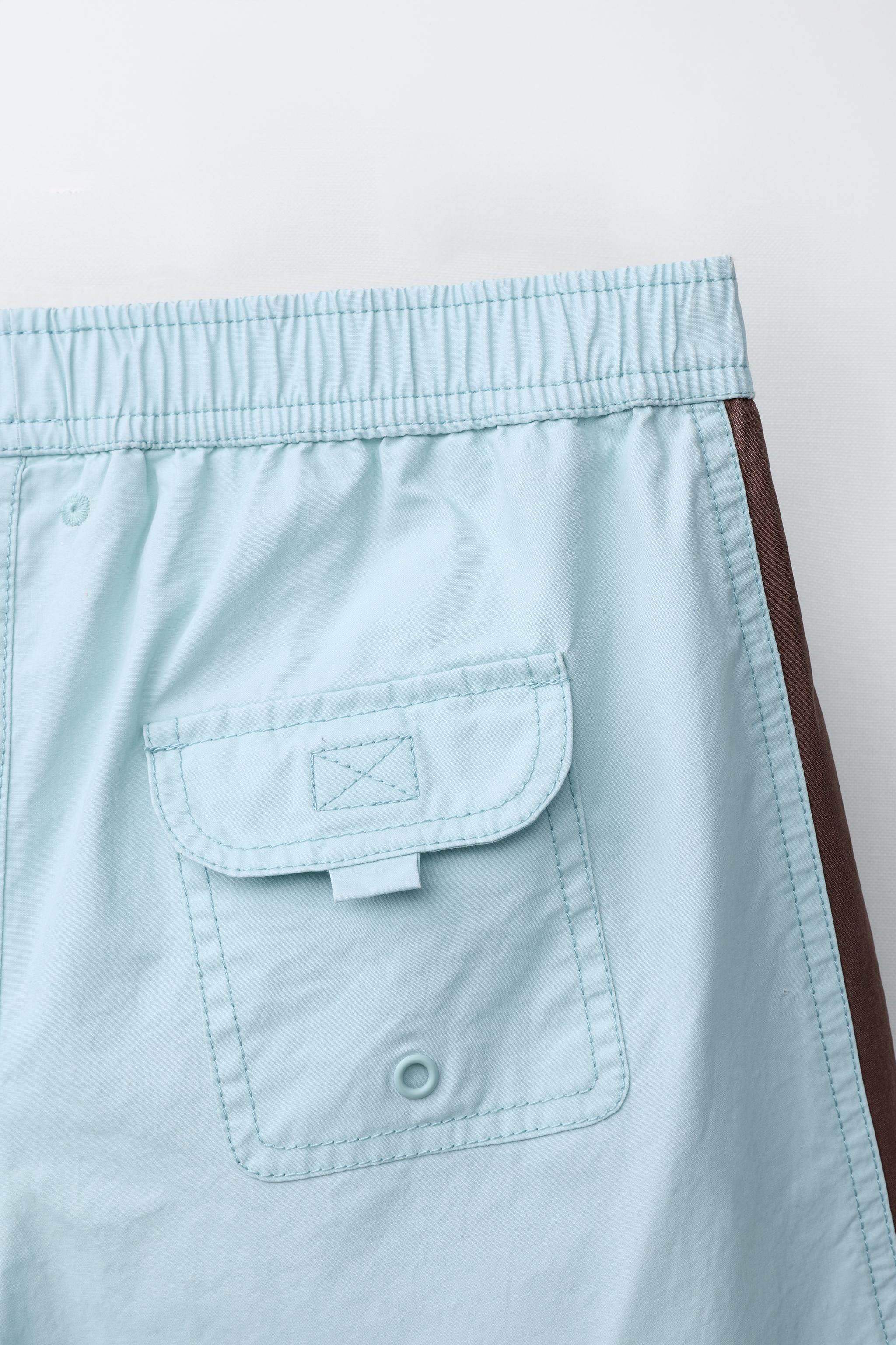 4-6 YEARS / PUKAS SURF COLOR BLOCK SWIM SHORTS